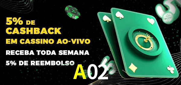 Promoções do cassino ao Vivo A02